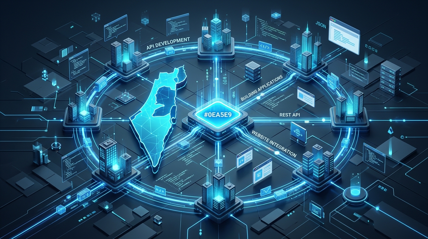 פיתוח API לאתרים בישראל — המדריך המלא לבניית אפליקציות API ב-2026